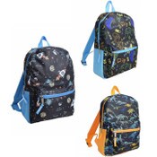 Wholesale - 15" BOYS BACKPACK 3-ASST PRINTS C/P 24, UPC: 768410275707